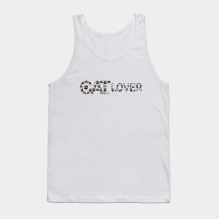 CAT Lover pawprint design Tank Top